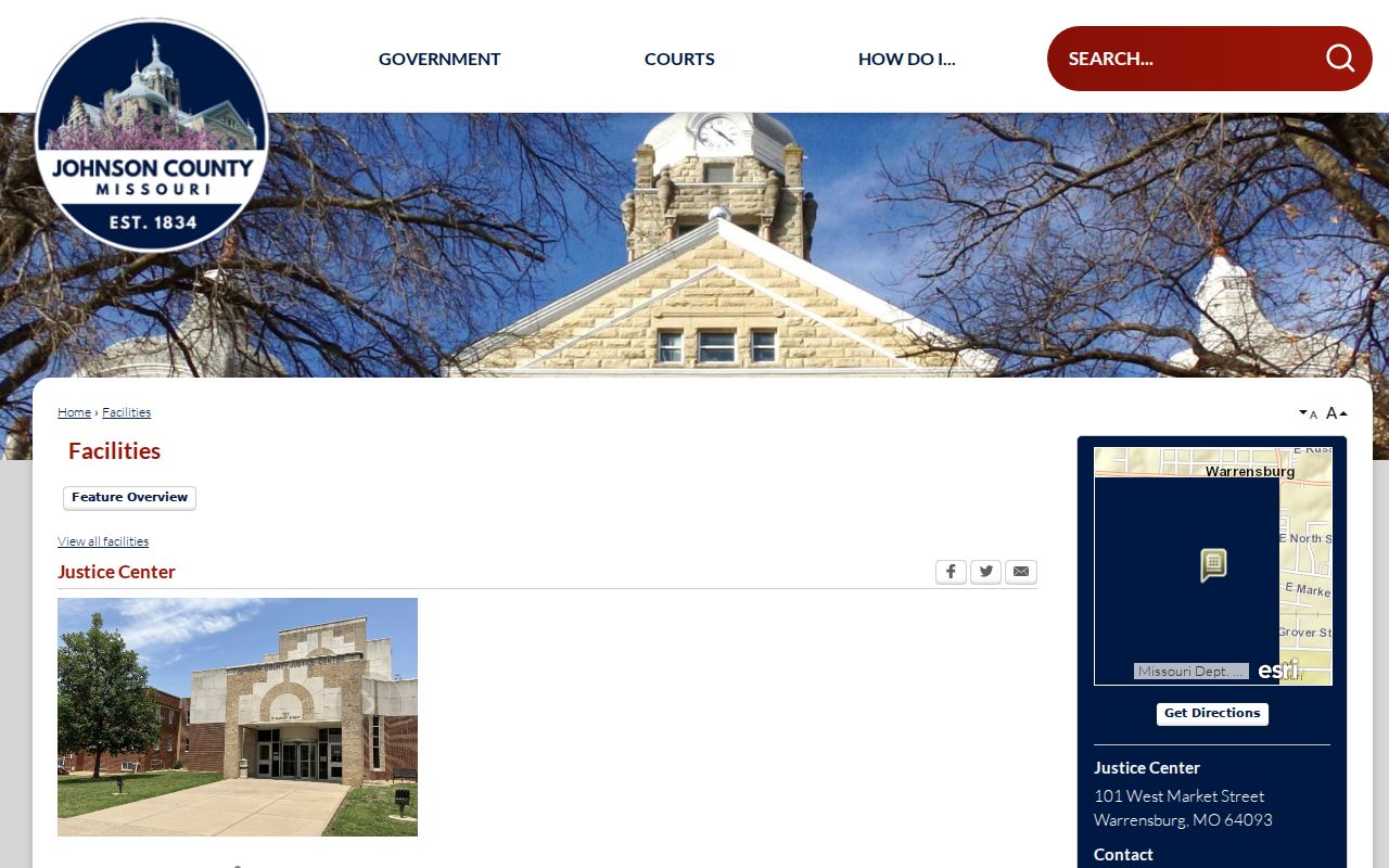 Johnson County court docket Justice Center public access source