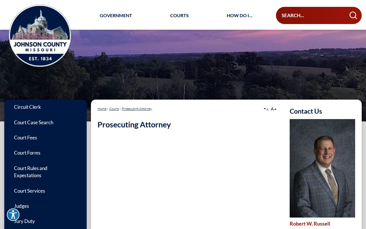 Johnson County court docket prosecuting attorney official source